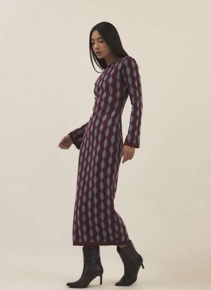 Vestido Emilia Uva&celeste